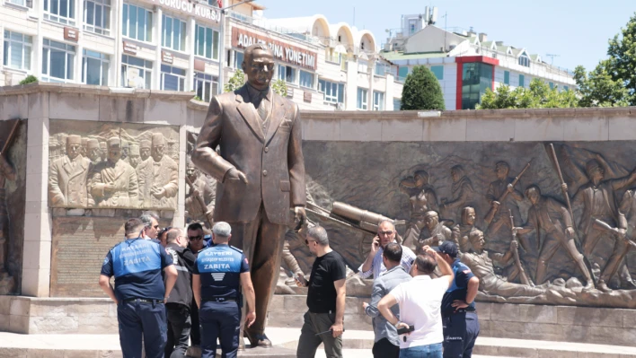 Kayseri'de Atatürk Anıtına zarar veren kişilerin davasında yeni gelişme