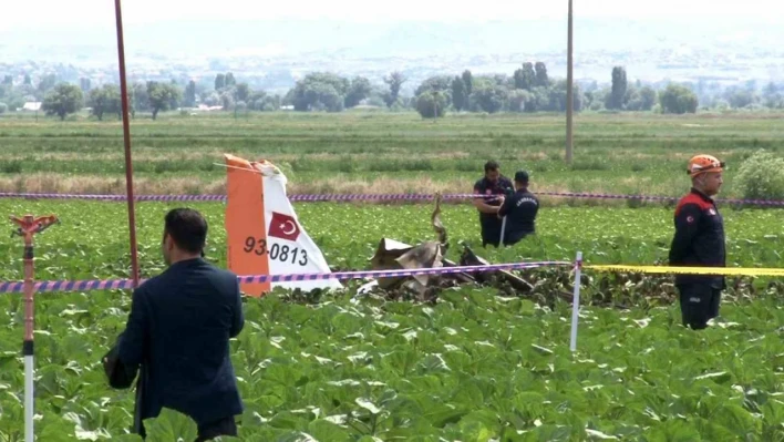 Kayseri'de Eğitim Uçağı Düştü