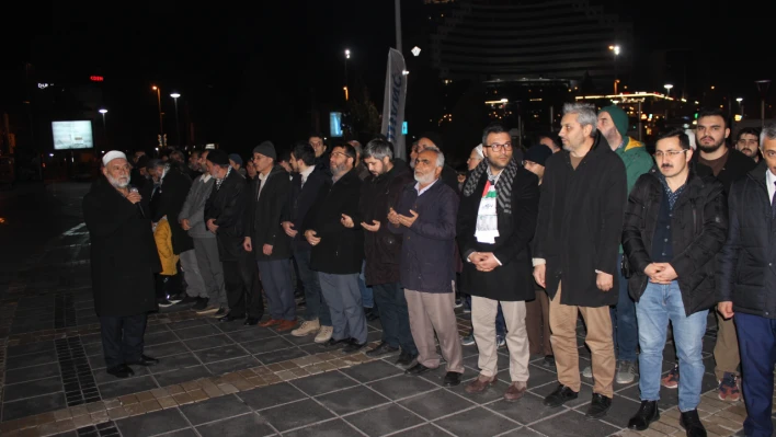 Kayseri'de Filistin için gıyabi cenaze namazı