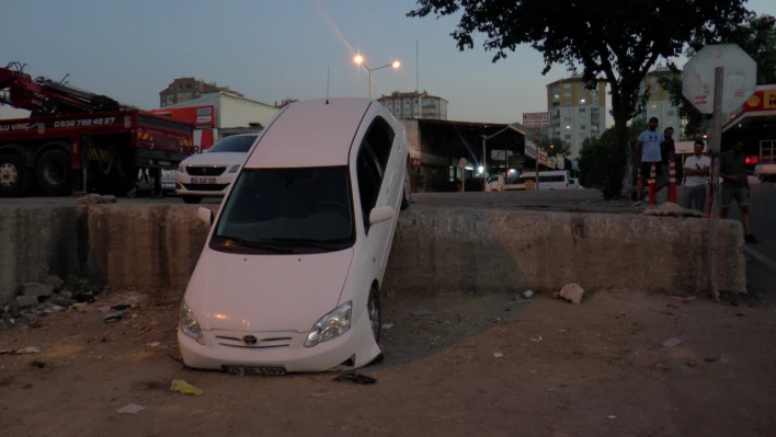 Kayseri'de ilginç kaza...