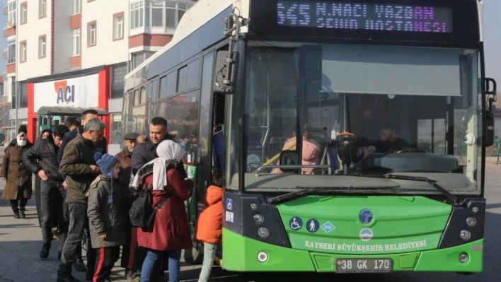 Kayseri'de Toplu Taşıma Fiyatları Güncellendi!