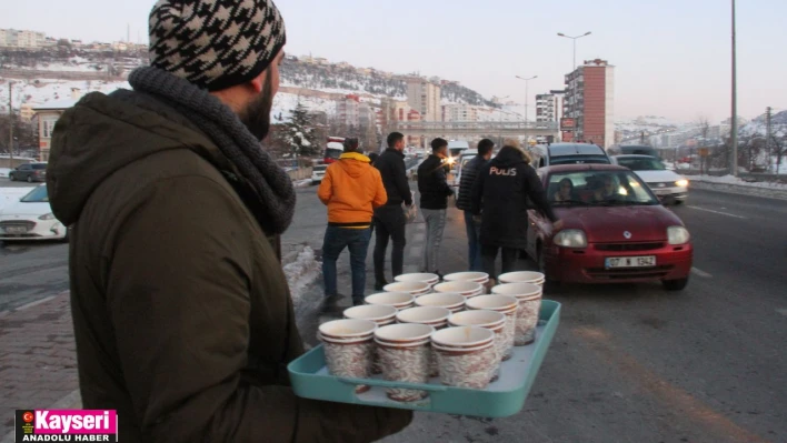 Kayseri'de yürek ısıtan görüntüler