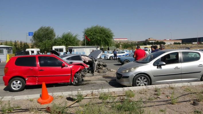 Kayseri'de zincirleme trafik kazası