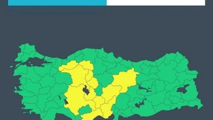 AFAD'dan kuvvetli yağış uyarısı