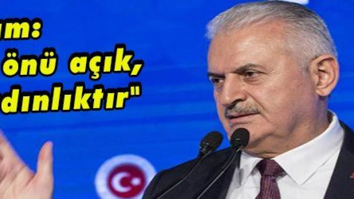 Yıldırım: 'Türkiye'nin önü açık, geleceği aydınlıktır'