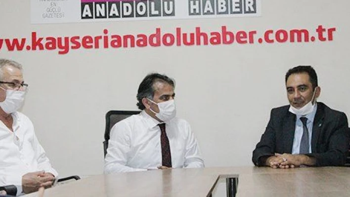 Anadolu Haber'e ilk ziyaret, İYİ Parti Kayseri'den…