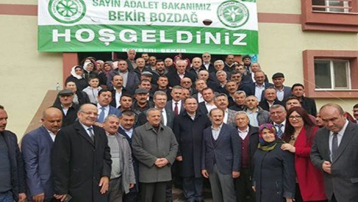 Bakan Bekir Bozdağ Boğazlıyan Çiftçi Eğitim Seminerine katıldı