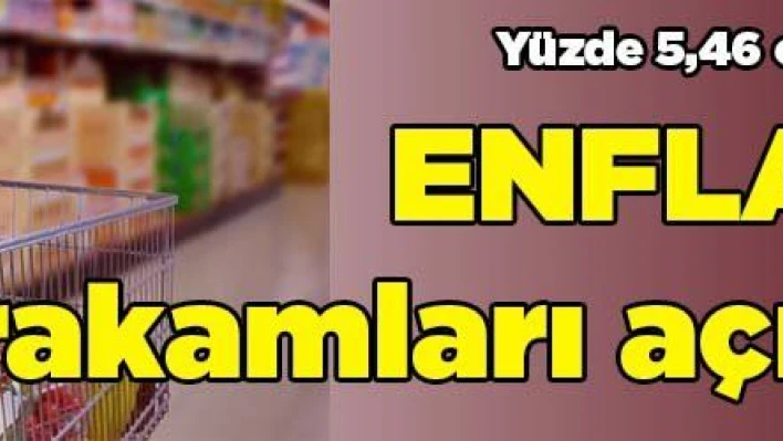 Enflasyon rakamları açıklandı