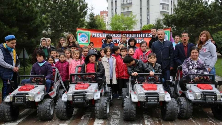 Melikgazi Trafik Eğitim Parkında çocuklara eğitim verildi