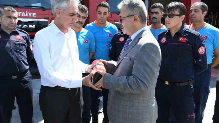 İtfaiye gönüllülerinden Kayseri Organize Sanayi Bölgesi'ne anlamlı ziyaret