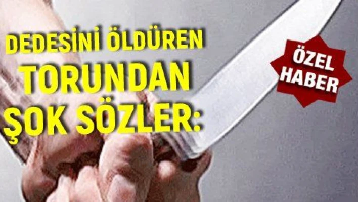 'İNTİKAM İÇİN ÖLDÜRDÜM'