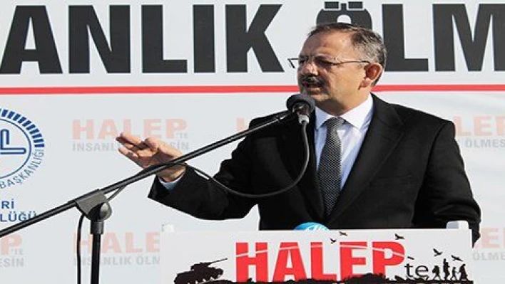 Bakan Özhaseki: 'İnsanların otlar kadar hükmü yok mu?'