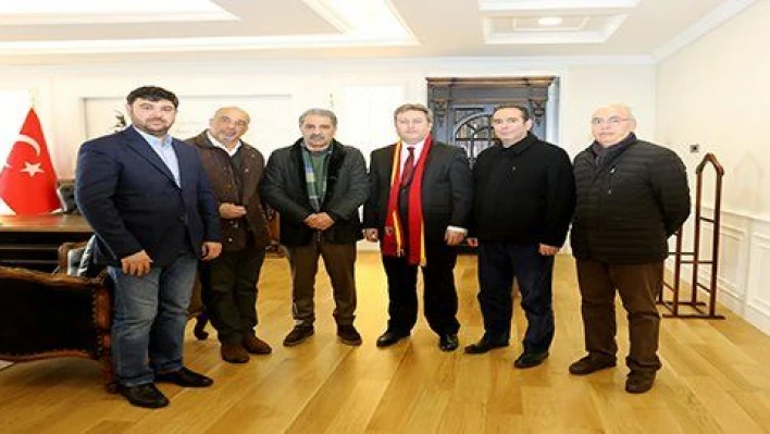 Kayserispor'un yeni yönetiminden başkan Palancıoğlu'na ziyaret