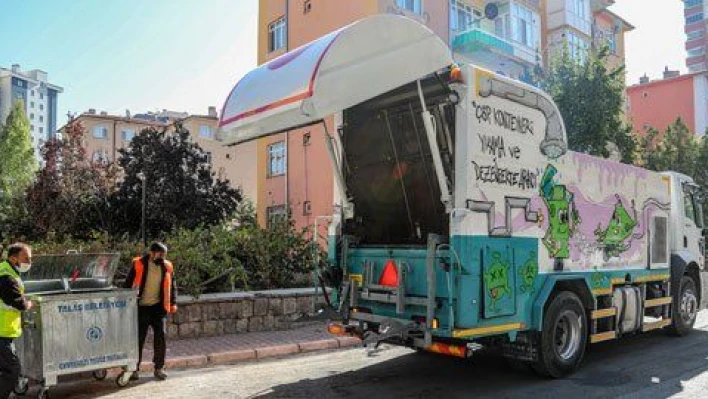 Çöpler kokulardan arındırılıyor