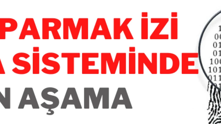 Yerli parmak izi tanıma sisteminde son aşama