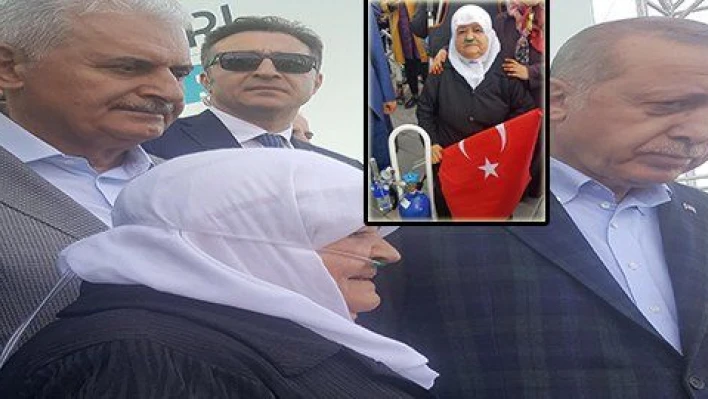 KOAH hastası Fatma ana, Erdoğan ile tanışıp muradına erdi