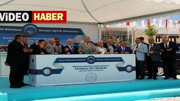 Büyükşehir Meslek Akademisi'nin temeli atıldı 