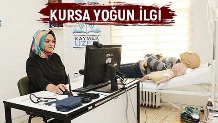 'Depremden korunma yöntemleri' kursuna yoğun ilgi