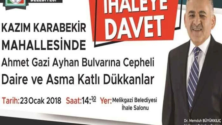 Kazım Karabekir Mahallesi'nde 301 daire kat karşılığı ihale edilecek 