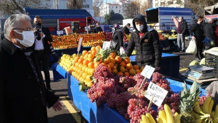 Büyükkılıç'tan pazarda virüs açıklaması