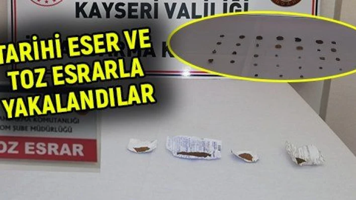 Aracında arama yapıldı, esrar çıktı