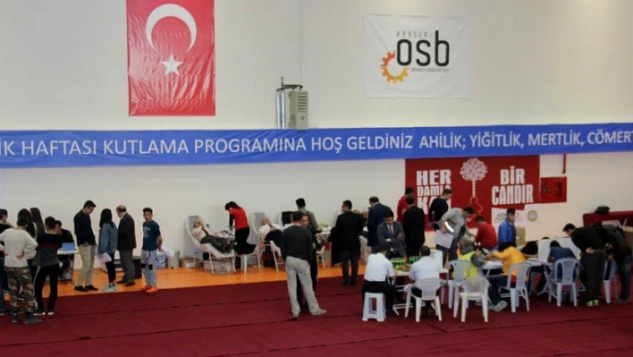 OSB METEM'de Kızılay'a Kan Bağışı Kampanyası