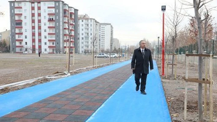 Talas Belediyesi'nden bisiklet yolu atağı