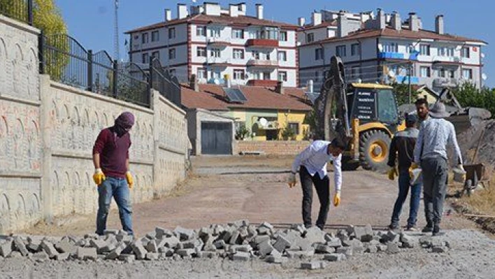 Bünyan Belediyesi ekipleri Cumhuriyet Mahallesi'nde