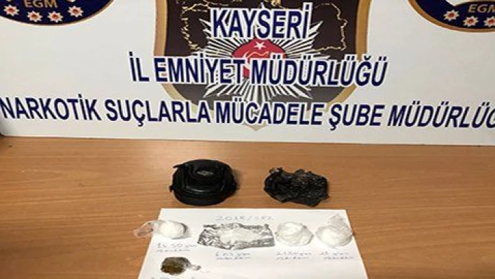 Kayseri'de uyuşturucu operasyonu: 1 gözaltı 