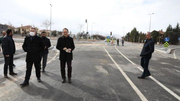 Talas Bulvarı ile Komando Caddesi bağlantı yolu hizmete açıldı