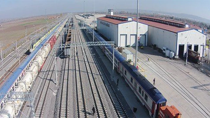 Tren lojistik merkezlerinden birisi de Kayseri'ye