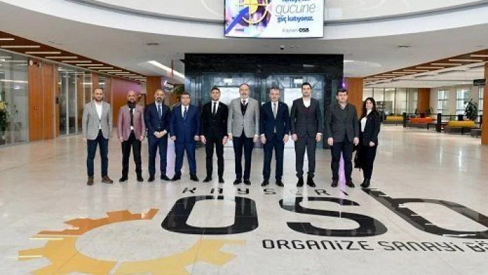 Çopuroğlu, Kayseri OSB Başkanı İmamoğlu'nu ziyaret etti
