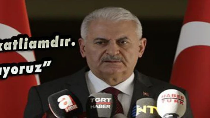 Başbakan Yıldırım 'Bu alçakça bir katliamdır. Şiddetle kınıyoruz'