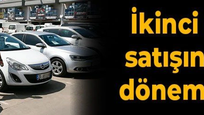 İkinci el taşıt satışında yeni dönem başladı