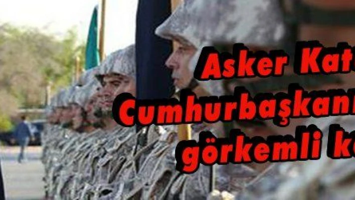 Asker Katar'da Cumhurbaşkanı Erdoğan'ı görkemli karşıladı