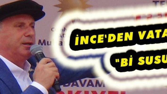 Muharrem İnce Niğde Mitinginde Vatandaşları Azarladı: Bi Susun Ya!