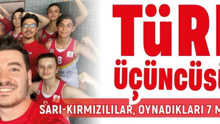 Bellona Kayseri'nin gençleri Türkiye 3.'sü oldu
