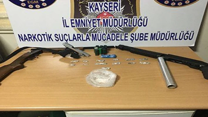 Kayseri'de uyuşturucu operasyonu: 4 gözaltı 