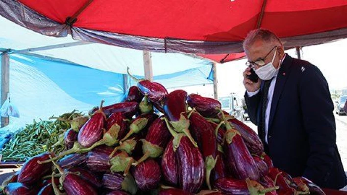 Büyükkılıç, Günaydın ile beraber yöresel ürünleri inceledi 