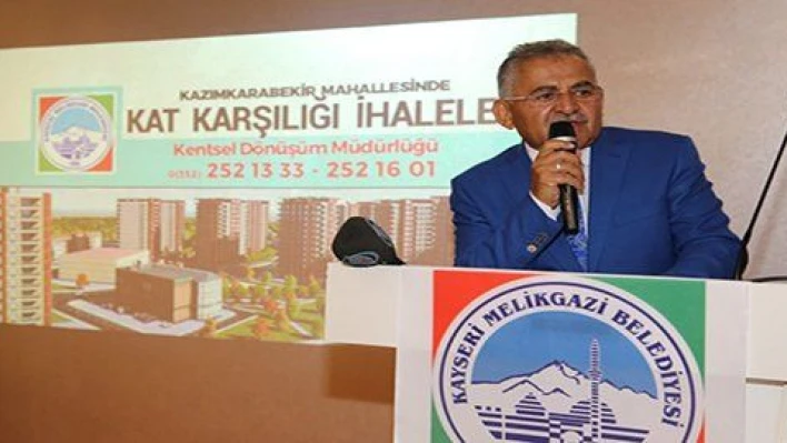 Kazım Karabekir Mahallesi Kentsel dönüşüm Tanıtım Toplantısı Yapıldı