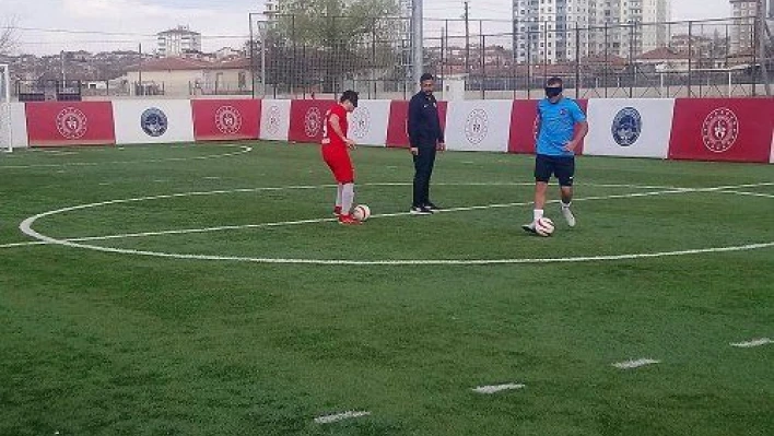 Görme Engelliler B1 Futbol Milli Takımı Kayseri'de kamp yapıyor