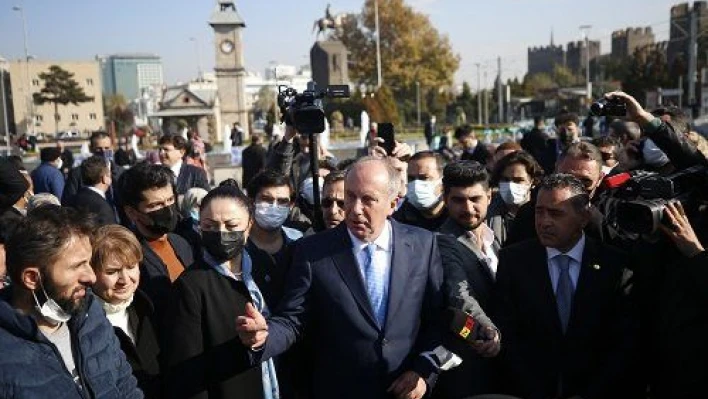 Memleket Partisi Genel Başkanı İnce, Kayseri'de esnafı ziyaret etti