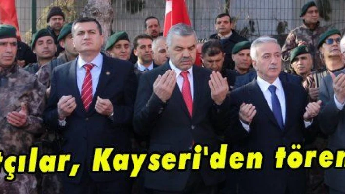 Özel harekatçılar, Kayseri'den törenle uğurlandı  