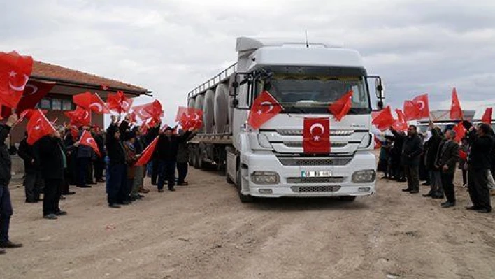 Bünyan'dan Mehmetçik için 33 bin litre süt  