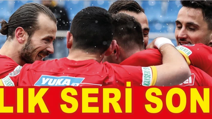 Kayserispor 6 maç sonra kaybetti 