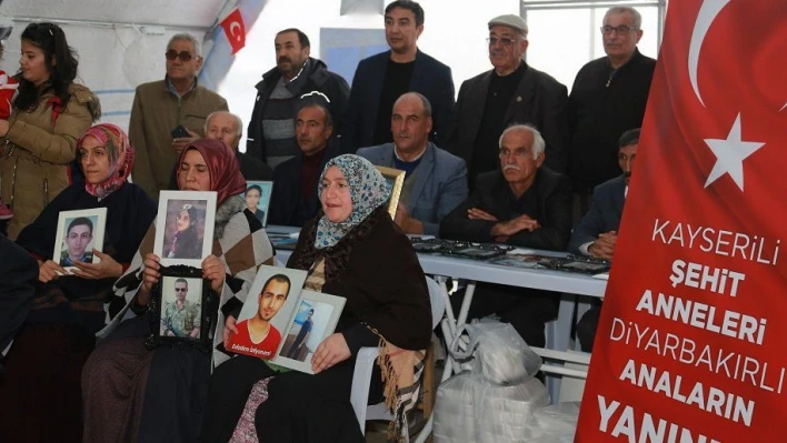 Kayserili anneler Diyarbakır'daki kutlu direnişe destek oldular