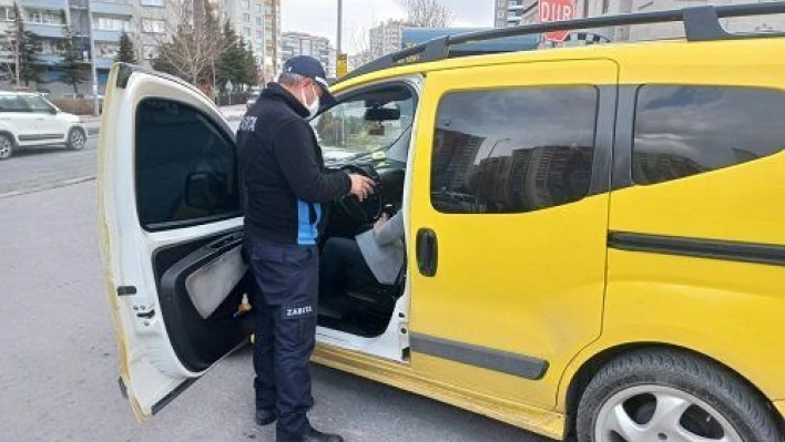 Büyükşehir Zabıtasından servis araçları ve ticari taksilere denetim