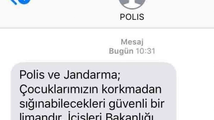 Polis'ten 'Güvenli' SMS