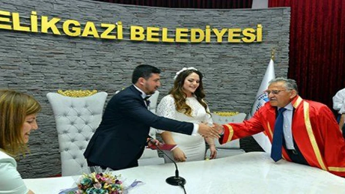 Melikgazi'de 08.08.2018'de 61 çift nikah kıydıracak