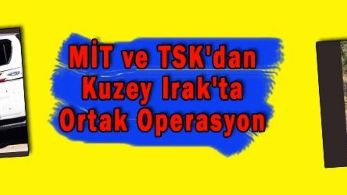 MİT ve TSK'dan Kuzey Irak'ta Ortak Operasyon 